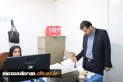 بازدید کرامتی رئیس اداره ارزیابی مازندران از پردیس فاطمه الزهرا (س) ساری 2