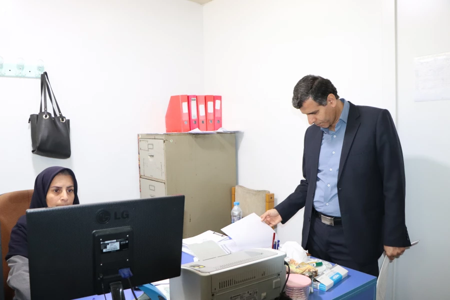 بازدید کرامتی رئیس اداره ارزیابی مازندران از پردیس فاطمه الزهرا (س) ساری 2