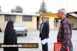 بازدید کرامتی رئیس اداره ارزیابی مازندران از پردیس فاطمه الزهرا (س) ساری 2