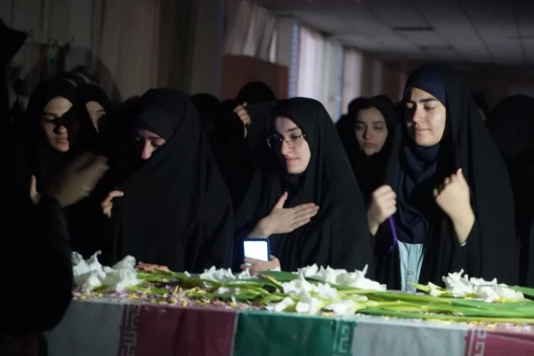 برگزاری مراسم وداع با شهید گمنام در مرکز حضرت فاطمه (س)قائمشهر 2