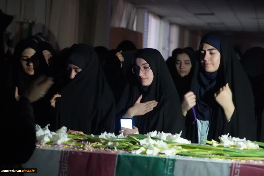 برگزاری مراسم وداع با شهید گمنام در مرکز حضرت فاطمه (س)قائمشهر 2