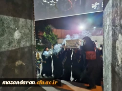 برگزاری مراسم وداع با شهید گمنام در مرکز حضرت فاطمه (س)قائمشهر 2