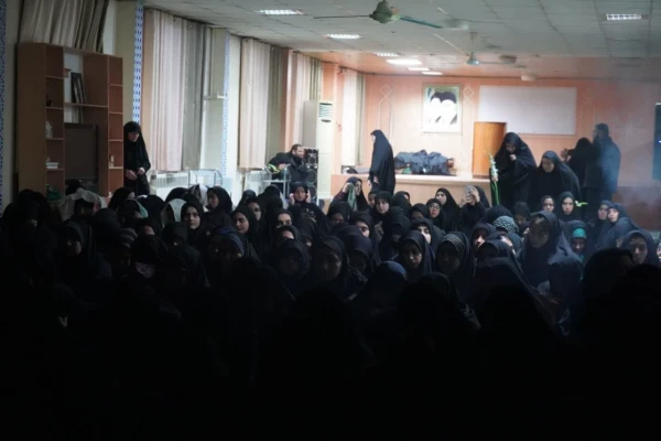 برگزاری مراسم وداع با شهید گمنام در مرکز حضرت فاطمه (س)قائمشهر 2