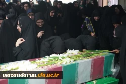 برگزاری مراسم وداع با شهید گمنام در مرکز حضرت فاطمه (س)قائمشهر 2