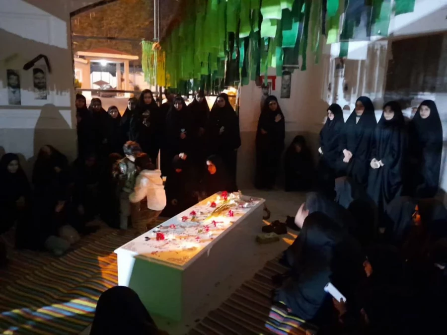 برگزاری مراسم وداع با شهید گمنام در مرکز حضرت فاطمه (س)قائمشهر 2