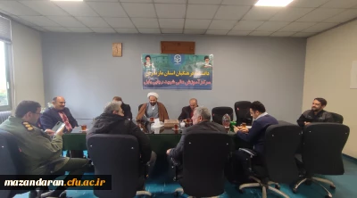 بازدید مدیر کل حفظ آثار دفاع مقدس مازندران از شهید خوشنام مرکز بابل