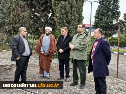 بازدید مدیر کل حفظ آثار دفاع مقدس مازندران از شهید خوشنام مرکز بابل 3