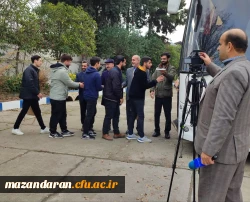 آیین بدرقه کاروان راهیان مقاومت دانشجو معلمان دانشگاه فرهنگیان بابل 3