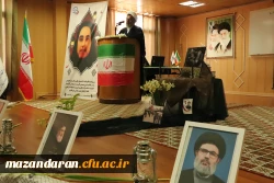 مراسم پنجمین سالگرد شهادت سردار دلها سپهبد شهید حاج قاسم سلیمانی و اولین سالگرد تدفین شهید خوشنام مرکز حضرت فاطمه (س) قائمشهر 2