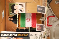 مراسم پنجمین سالگرد شهادت سردار دلها سپهبد شهید حاج قاسم سلیمانی و اولین سالگرد تدفین شهید خوشنام مرکز حضرت فاطمه (س) قائمشهر 2