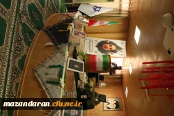 مراسم پنجمین سالگرد شهادت سردار دلها سپهبد شهید حاج قاسم سلیمانی و اولین سالگرد تدفین شهید خوشنام مرکز حضرت فاطمه (س) قائمشهر 2