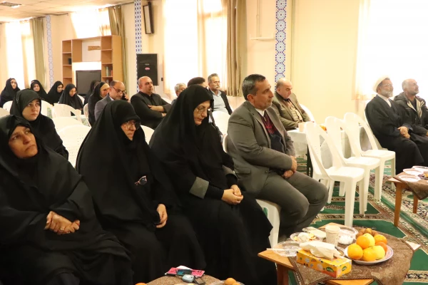 مراسم پنجمین سالگرد شهادت سردار دلها سپهبد شهید حاج قاسم سلیمانی و اولین سالگرد تدفین شهید خوشنام مرکز حضرت فاطمه (س) قائمشهر 2