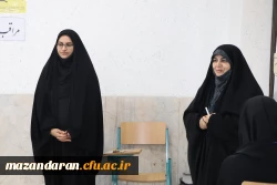 بازدید رضایی منش رییس پردیس فاطمه الزهرا (س) ساری  از روند برگزاری آزمون ها 2