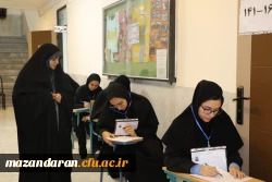 بازدید رضایی منش رییس پردیس فاطمه الزهرا (س) ساری  از روند برگزاری آزمون ها 2