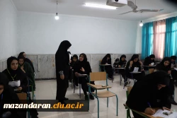 بازدید رضایی منش رییس پردیس فاطمه الزهرا (س) ساری  از روند برگزاری آزمون ها 2