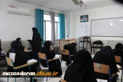 بازدید رضایی منش رییس پردیس فاطمه الزهرا (س) ساری  از روند برگزاری آزمون ها 2