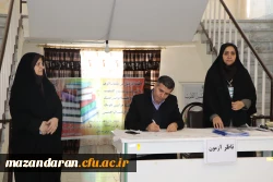 بازدید کرامتی رییس اداره نظارت و ارزیابی دانشگاه فرهنگیان مازندران  از روند برگزاری آزمون های پایان ترم اول دانشجویان 2