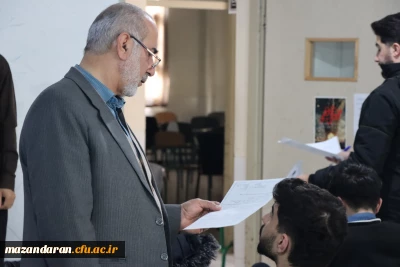 بازدید رئیس دانشگاه فرهنگیان مازندران از فرایند برگزار امتحانات پایان ترم پردیس دکتر شریعتی ساری