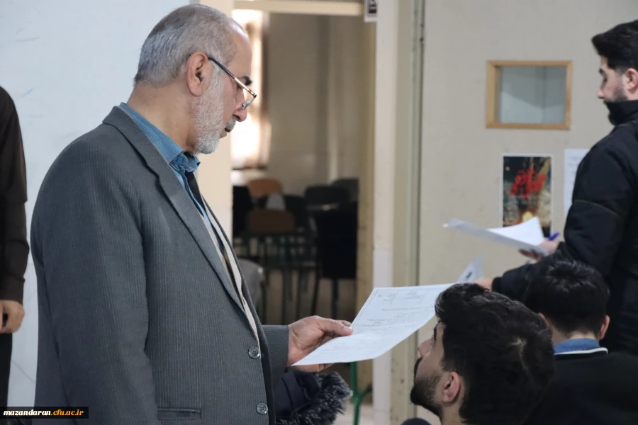 بازدید رئیس دانشگاه فرهنگیان مازندران از فرایند برگزار امتحانات پایان ترم پردیس دکتر شریعتی ساری 2