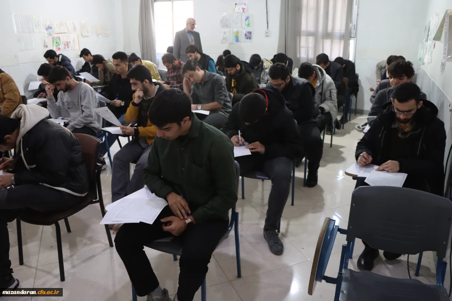 بازدید رئیس دانشگاه فرهنگیان مازندران از فرایند برگزار امتحانات پایان ترم پردیس دکتر شریعتی ساری 4