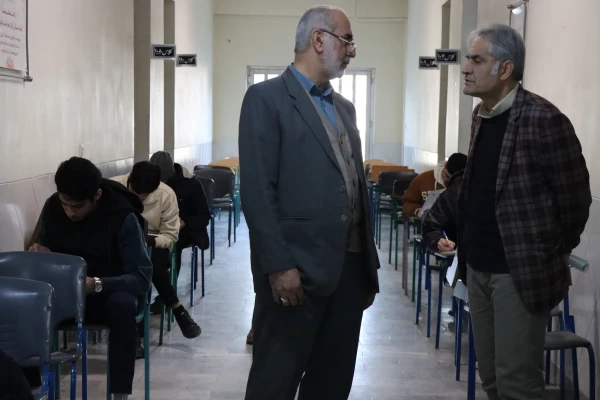 بازدید رئیس دانشگاه فرهنگیان مازندران از فرایند برگزار امتحانات پایان ترم پردیس دکتر شریعتی ساری 5