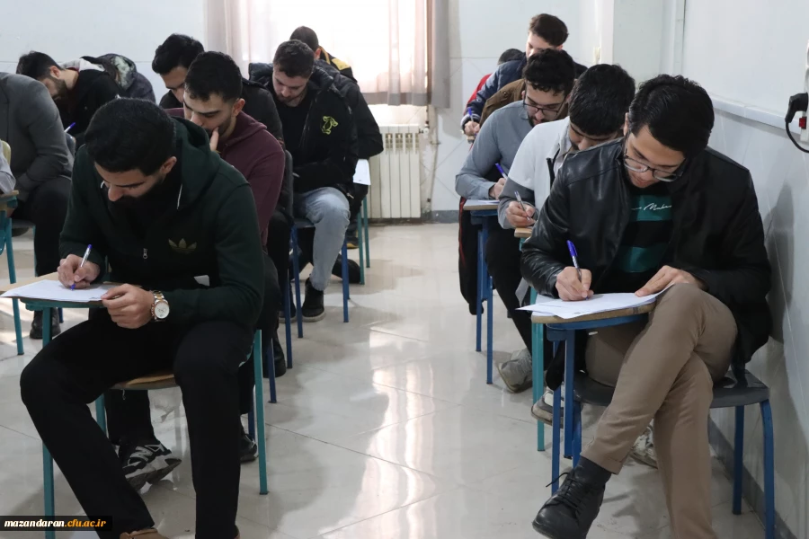 بازدید رئیس دانشگاه فرهنگیان مازندران از فرایند برگزار امتحانات پایان ترم پردیس دکتر شریعتی ساری 8