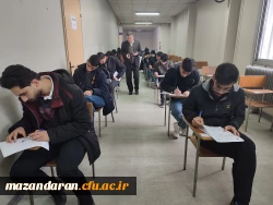 آخرین روز برگزاری امتحانات پایان ترم دانشجویان با حضور علی محمد فلاح رئیس مرکز شهید رجایی بابل 6