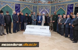 آیین افتتاحیه یادمان شهید گمنام دانشگاه فرهنگیان شهید رجایی بابل با حضور مسئولین کشوری، استانی و شهرستانی 5