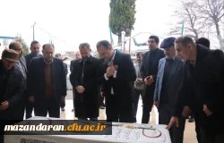 آیین افتتاحیه یادمان شهید گمنام دانشگاه فرهنگیان شهید رجایی بابل با حضور مسئولین کشوری، استانی و شهرستانی 7