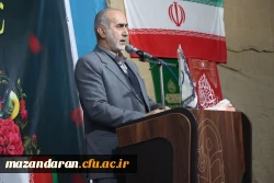 آیین افتتاحیه یادمان شهید گمنام دانشگاه فرهنگیان شهید رجایی بابل با حضور مسئولین کشوری، استانی و شهرستانی 12