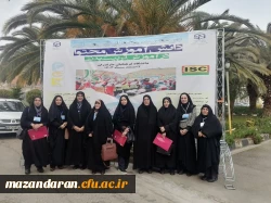 حضور دانشجویان و کارکنان پردیس فاطمه الزهرا (س) ساری در سومین همایش ملی دانش آموزش محتوا در اموزش تربیت بدنی 2