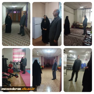 بازدید مهدوی رییس دانشگاه فرهنگیان مازندران از مرکز حضرت فاطمه(س)