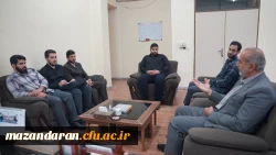 دیدار و گفت وگوی رئیس دانشگاه فرهنگیان مازندران با رئیس سازمان بسیج دانشجویی استان
 2