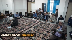 برگزاری مراسم هفتگی زیارت عاشورا در پردیس دکتر شریعتی ساری 3