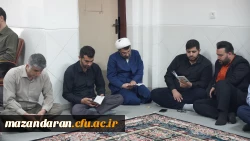 برگزاری مراسم هفتگی زیارت عاشورا در پردیس دکتر شریعتی ساری 5