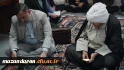 برگزاری مراسم هفتگی زیارت عاشورا در پردیس دکتر شریعتی ساری 6