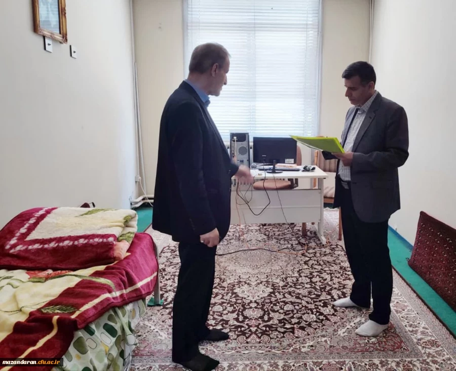 بازدید رئیس اداره نظارت و ارزیابی دانشگاه فرهنگیان مازندران از مر کز شهید رجایی بابل 3