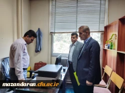 بازدید رئیس اداره نظارت و ارزیابی دانشگاه فرهنگیان مازندران از مر کز شهید رجایی بابل 5