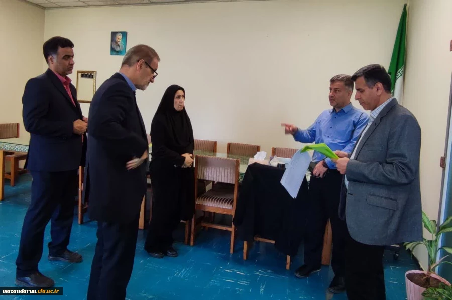 بازدید رئیس اداره نظارت و ارزیابی دانشگاه فرهنگیان مازندران از مر کز شهید رجایی بابل 7