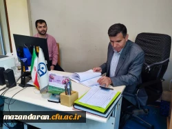 بازدید رئیس اداره نظارت و ارزیابی دانشگاه فرهنگیان مازندران از مر کز شهید رجایی بابل 8