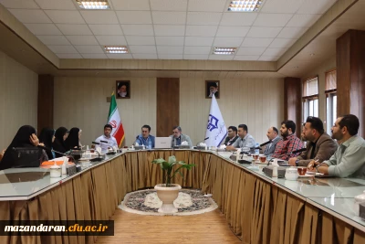 جلسه ستاد استانی دوازدهمین جشنواره تدریس برتر دانشگاه فرهنگیان مازندران