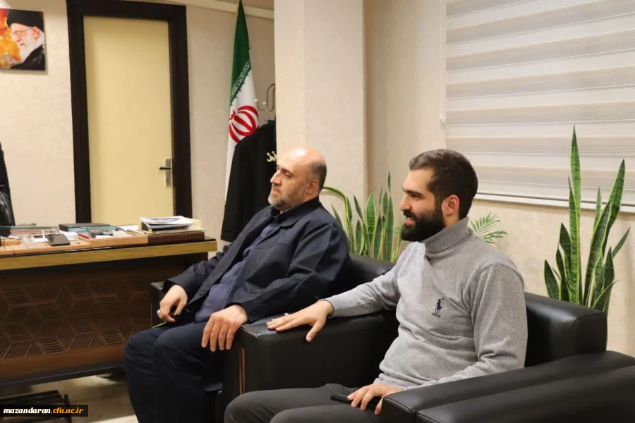 دیدار رئیس دانشگاه فرهنگیان مازندران با فرماندار شهرستان آمل
 2