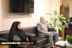 دیدار رئیس دانشگاه فرهنگیان مازندران با فرماندار شهرستان آمل
 3