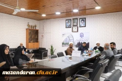 جلسه شورای فرهنگی مرکز بیت الهدی آمل با حضور رئیس دانشگاه فرهنگیان مازندران 2
