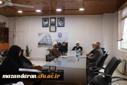 جلسه شورای فرهنگی مرکز بیت الهدی آمل با حضور رئیس دانشگاه فرهنگیان مازندران 4