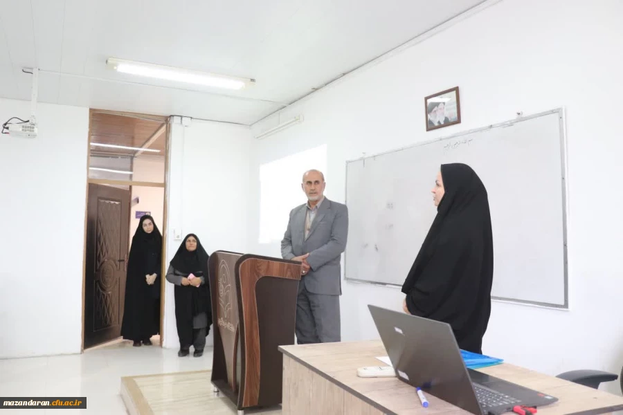 بازدید رئیس دانشگاه فرهنگیان مازندران از کلاس های درس مرکز بیت الهدی آمل 2