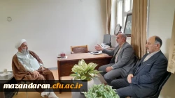 دیدار رئیس دانشگاه فرهنگیان مازندران  با امام جمعه شهرستان بابل  2