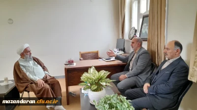 دیدار رئیس دانشگاه فرهنگیان مازندران  با امام جمعه شهرستان بابل 