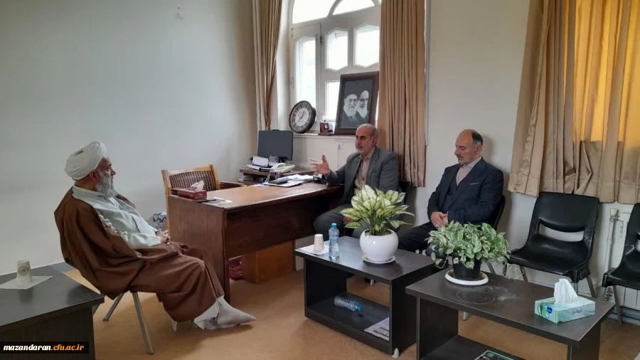دیدار رئیس دانشگاه فرهنگیان مازندران  با امام جمعه شهرستان بابل  3