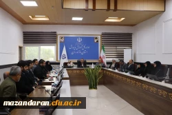 دیدار اعضای هیات رئیسه دانشگاه فرهنگیان مازندران با مدیرکل آموزش و پرورش مازندران 2